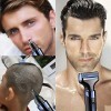 CAFFIA Tondeuse aux cheveux et au nez pour hommes et femmes, 4 en 1, trimmer professionnel rechargeable, dissolvant de cheveu