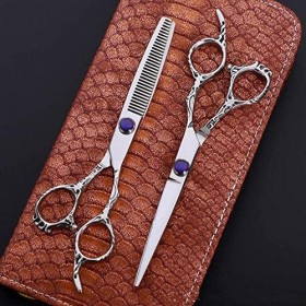 Ciseaux de coiffeur 6.0 440C Ciseaux de coiffure Professionnel Rasoir Ciseaux de cheveux pour femmes Hommes Ciseaux de coupe 