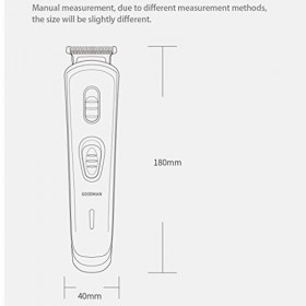 YWSZJ Coup de Cheveux électrique Hommes USB Coupe-Cheveux Rechargeable à Faible Bruit Adulte Coiffeur Coiffeur Professionnel