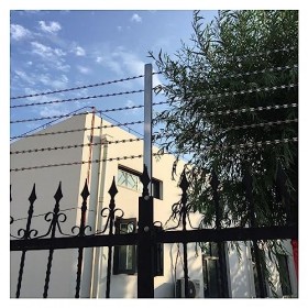 Fils de rasoir Fil barbelé de rasoir, Clôture de fil de rasoir Clôture de rasoir Ruban de rasoir antirouille Fil de fer barbe