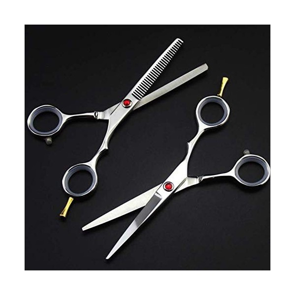 Ciseaux De Cheveux Amincissants, Ensemble De Ciseaux De Coiffeur Ciseaux De Coupe De Cheveux Professionnels Et Ciseaux Aminci