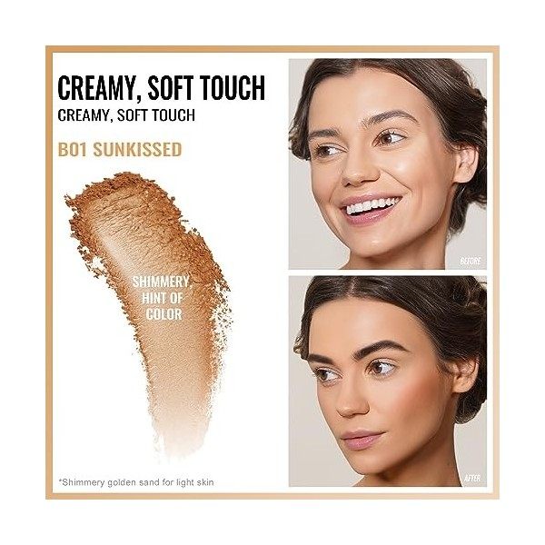 Poudre de Bronzage Sensual Touch pour un teint éclatant - 8.5g B01 Baisé au soleil 