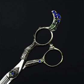 Ciseaux de Coiffeur rétro Ciseaux de Salon de Coiffure Ciseaux de Coiffure Professionnels Ensemble de Ciseaux à Cheveux, Flat...