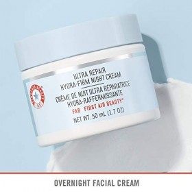 First Aid Beauty, Crème de Nuit Ultra Réparatrice 50 ml , Effaceur des Rides et Ridules, Hydrate et Raffermit, pour Peaux Se