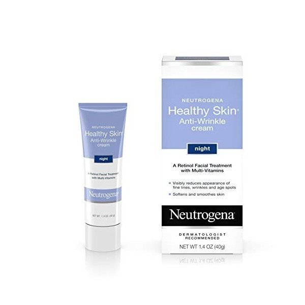 Neutrogena Peau saine anti-rides Nuit avec rétinol, 1.4&nbsp;G Crème Jour et Nuit