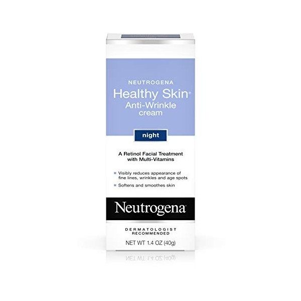 Neutrogena Peau saine anti-rides Nuit avec rétinol, 1.4&nbsp;G Crème Jour et Nuit
