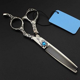Ciseaux De Coiffure, Outils Professionnels De Coupe De Cheveux Cisailles Ensemble De Coiffeur, Ensemble De Ciseaux Amincissan...