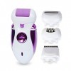 NCRD Épilateur, épilation aux Femmes, Rasoir et Trimmer, Rechargeable, sans Fil, Humide et sèche, chasseuse électrique multif