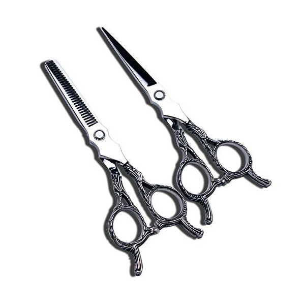 WYGC Scissors Professionnel Ciseaux Coiffure 6,0 Pouces,Tranchant Ciseaux de Cheveux de Coiffeur,Kit Ciseaux Cheveux Parfait 