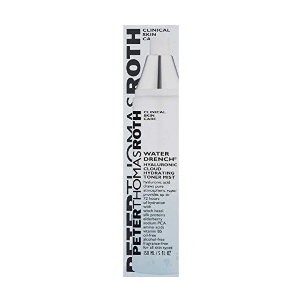 Peter Thomas Roth Water Drench Hyaluronic Cloud Hydrating Toner Mist for Unisex 5 oz Toner