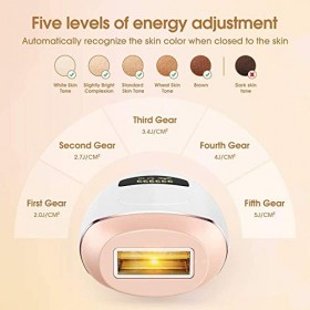 ADITAM IPL Épilation pour Femmes et Hommes, système dépilation permanente 99 0000 flashs Appareil dépilation Professionnel 