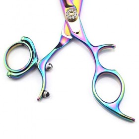 Ciseaux De Coiffure Professionnels,Ciseaux De Coupe De Cheveux Ciseaux pour Salon De Coiffure Longueur Totale avec Vis De Ten...