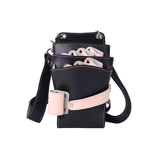 SMSOM Holster de la Poche à Ciseaux avec Ceinture pour coiffeurs, Salon Ciseaux Ciseaux Ciseaux Ciseaux Cisaillement Coiffeur