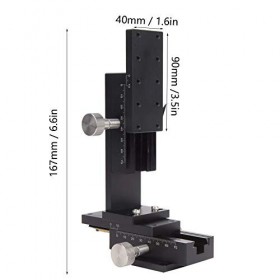Pince de plate-forme réglable haute précision 40 x 90 mm manuelle XZ pour levage