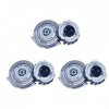 RobertDTesta 60pcs Rasoir de Rasoir Rasoir tête for Philips Norelco SH50 / 52 S5000 S5079 S5077 S5076 AT890 PT735 PT860 PT870