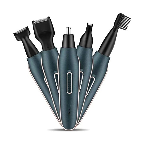 ARTSZY Coupe-cheveux de nez multifonctionnelle, 5 sur 1 USB Rechargeable Rechargeable Electric Electric and Face Trimer Trime