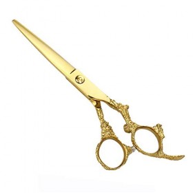 Ciseaux de Coiffure Professionnels 440c Set Ciseaux Amincissement Cisaillement Plat Barbier Rasage et Épilation