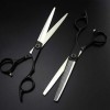 Outils de Coupe de Cheveux Professionnels Ensemble de Ciseaux Amincissants Ciseaux de Coiffure, cisailles Ensemble de Coiffeu