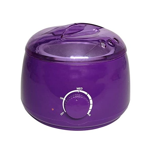 Chauffe Cires Chauffe Cire Professionnel Épilation du Visage Rasage Chauffage des Haricots de Cire 500ml Portable,Purple,18X1