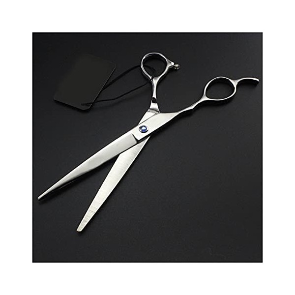 DYTWXG Ciseaux de Coiffeur, Ciseaux de Coiffure à Gauche, Ciseaux de Coiffure de 7 Pouces, Grands Ciseaux argentés cisailles 