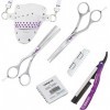 Tondeo Set Left Offset 5.5 Violet tendance Set ciseaux pour le preisbewussten Coiffeur