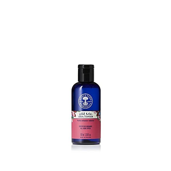 Neals Yard Remedies Wild Rose AHA Toner pour tonifier léclat, renouvelle et affine 100 ml