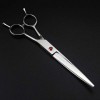 Ciseaux de barbier à cisaillement amincissants, ciseaux de coupe de cheveux pour salon de coiffure K 6inchCurvedScissors K