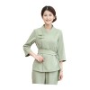 POPETPOP 3 Ensembles Uniformes De Salon Femmes Uniformes De Travail Spa Pour Femmes Robe De Spa Esthéticienne Blouse Porter E