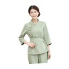 POPETPOP 3 Ensembles Uniformes De Salon Femmes Uniformes De Travail Spa Pour Femmes Robe De Spa Esthéticienne Blouse Porter E