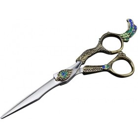 Ciseaux de coiffeur 6 pouces coiffeur spécial ciseaux de coiffure ciseaux plats ciseaux à dents ensemble professionnel authen