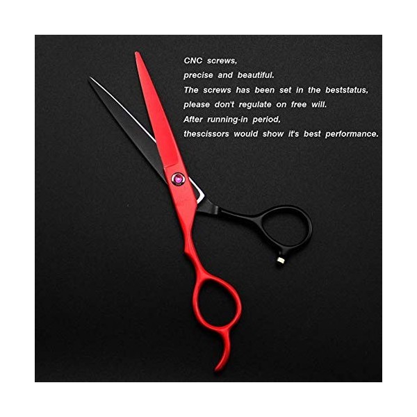 Kit de Coupe de Cheveux pour Gaucher Ciseaux de Coiffure Professionnels, Outils de Cheveux Ciseaux de Cheveux Ciseaux Droits 