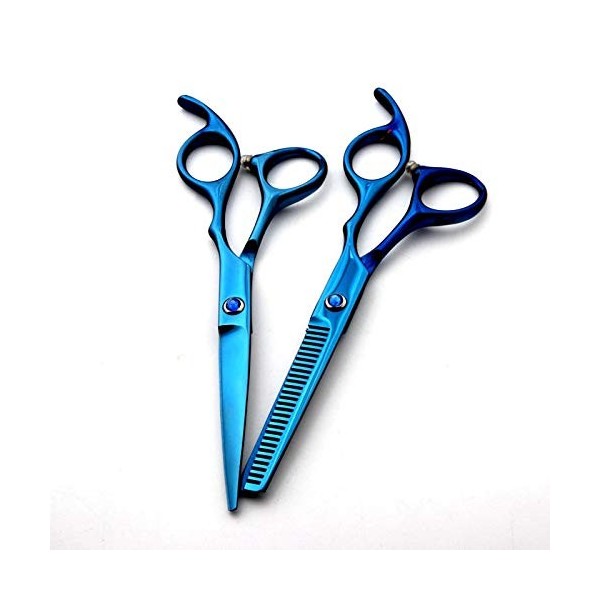 DYTWXG Ensemble de Coupe de Cheveux Professionnel avec Ciseaux de barbier - 16,5 cm - Ciseaux Amincissants, 1 ciseau à Cheveu