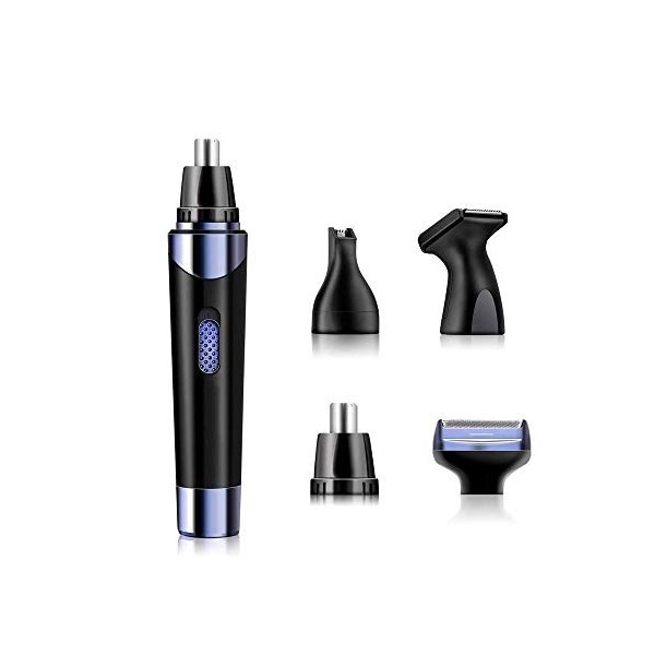 NCRD Tondeuse aux Cheveux et au Nez pour Hommes et Femmes, 4 en 1, Trimmer Professionnel Rechargeable, dissolvant de Cheveux 