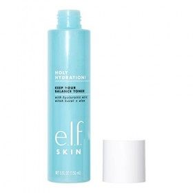 e.l.f, Keep Your Balance Toner, Doux, Rafraîchissant, Supprime le maquillage et les impuretés, Hydrate, Nettoie, Apaise, Infu