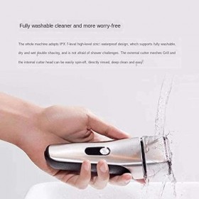 ARTSZY Rasoir électrique for Hommes, Rasoir en Aluminium for Hommes, rasoirs électriques humides/sèches for Les Hommes avec U