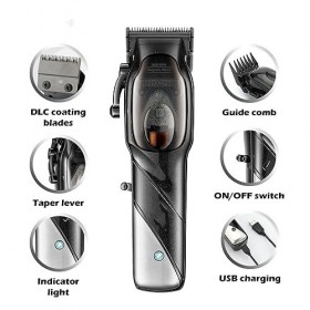 Tondeuse à cheveux pour homme, tondeuse à cheveux sans fil, machine de coupe de cheveux électrique, tondeuse à cheveux réglab