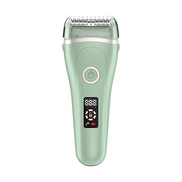 Female Epilator Female Electric Shaver Painless Ladies Shaver with LED Light for Arms Underarm Chin Bikini Legs
