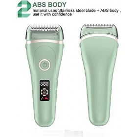 Female Epilator Female Electric Shaver Painless Ladies Shaver with LED Light for Arms Underarm Chin Bikini Legs Rasage et Épi...