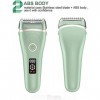 Female Epilator Female Electric Shaver Painless Ladies Shaver with LED Light for Arms Underarm Chin Bikini Legs