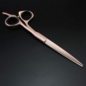 Ciseaux De Coupe De Cheveux Noirs 7,0 Pouces, Ciseaux De Coiffure Professionnels Droitier En Acier Inoxydable Tranchant Rasoi