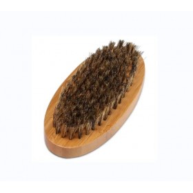 Brosse à barbe naturelle pour mari/père/homme, brosse de toilettage pour moustache et barbe
