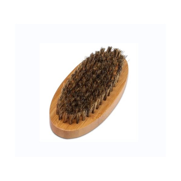 Brosse à barbe naturelle pour mari/père/homme, brosse de toilettage pour moustache et barbe