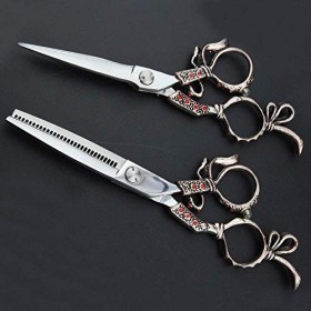 Ciseaux De Coupe De Cheveux, Ciseaux De Cheveux Professionnels6 Pouces Coiffeur Professionnel Coupe De Cheveux Ciseaux Plats 