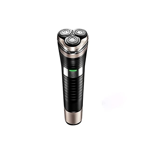 XIXIDIAN Razor électrique, Rasoir Rotatif Rotatif Rechargeable pour Hommes avec Tondeuse à la Cache Pop-up Humide et Sec