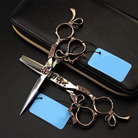 Ciseaux De Coiffeur Rétro, Ciseaux De Cheveux De Luxe, Ciseaux De Salon De Coiffure Professionnels, Ciseaux De Coiffure Profe