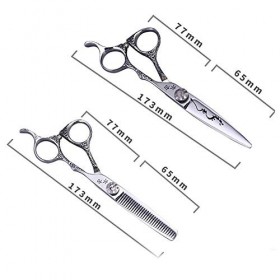 Nouveaux Cheveux Professionnels 6,0 Pouces Ciseaux de Coupe cisailles Salon de Coiffure Salon de Coiffure, 6InchSet Rasage et...