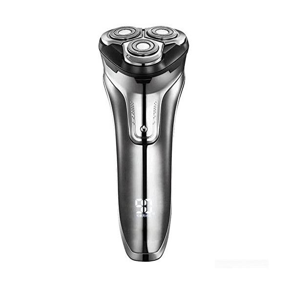 Rasoirs électriques for hommes USB Rechargeable 100% imperméable hommes rotatif razor sec sec avec coupe-pop-up LED Affichage