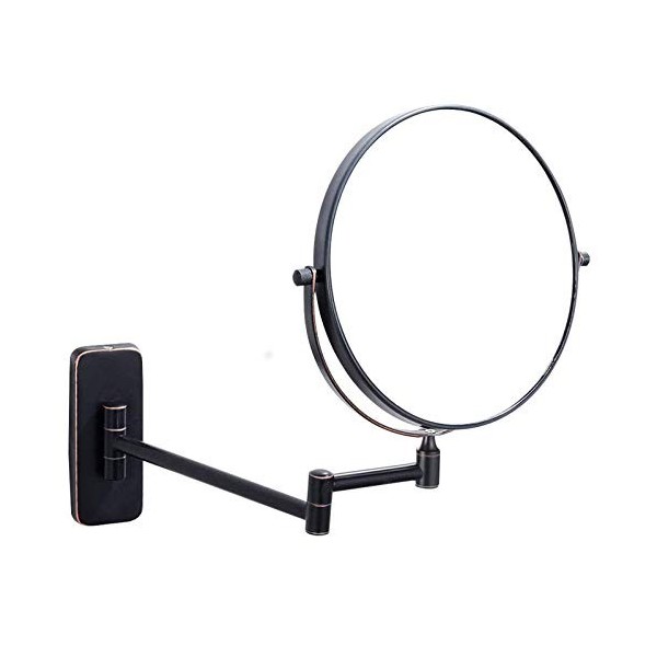 Oldsix Miroir, 360 Rotation Portable, Idéal pour se maquiller, Porter des Contacts et se raser