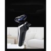 XIXIDIAN Shavers électriques pour hommes, rasoir rechargeable USB étanche Rotary Rotary Shaver Toilettage Kit avec tondeuse à