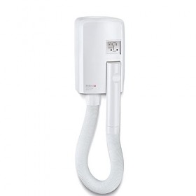 Valera Hotello Shaver Sèche-cheveux mural avec prise rasoir, 1200 W Blanc